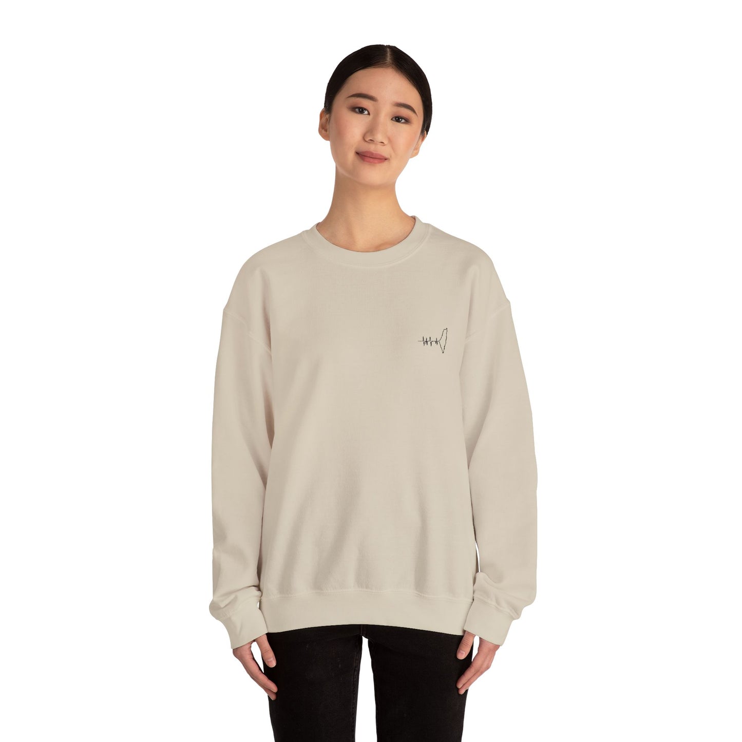 Palestine EKG Crewneck Sweatshirt (Light Colors)