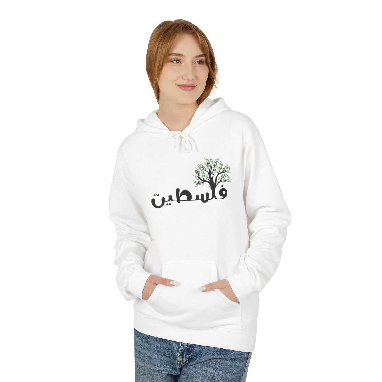 Palestine Olive Tree Hoodie (Softstyle Fleece)