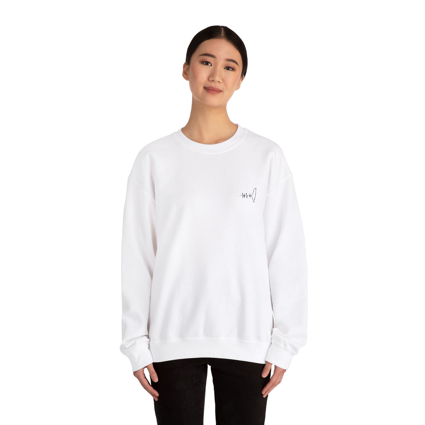 Palestine EKG Crewneck Sweatshirt (Light Colors)