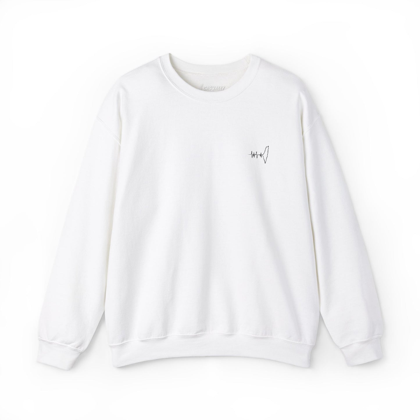 Palestine EKG Crewneck Sweatshirt (Light Colors)