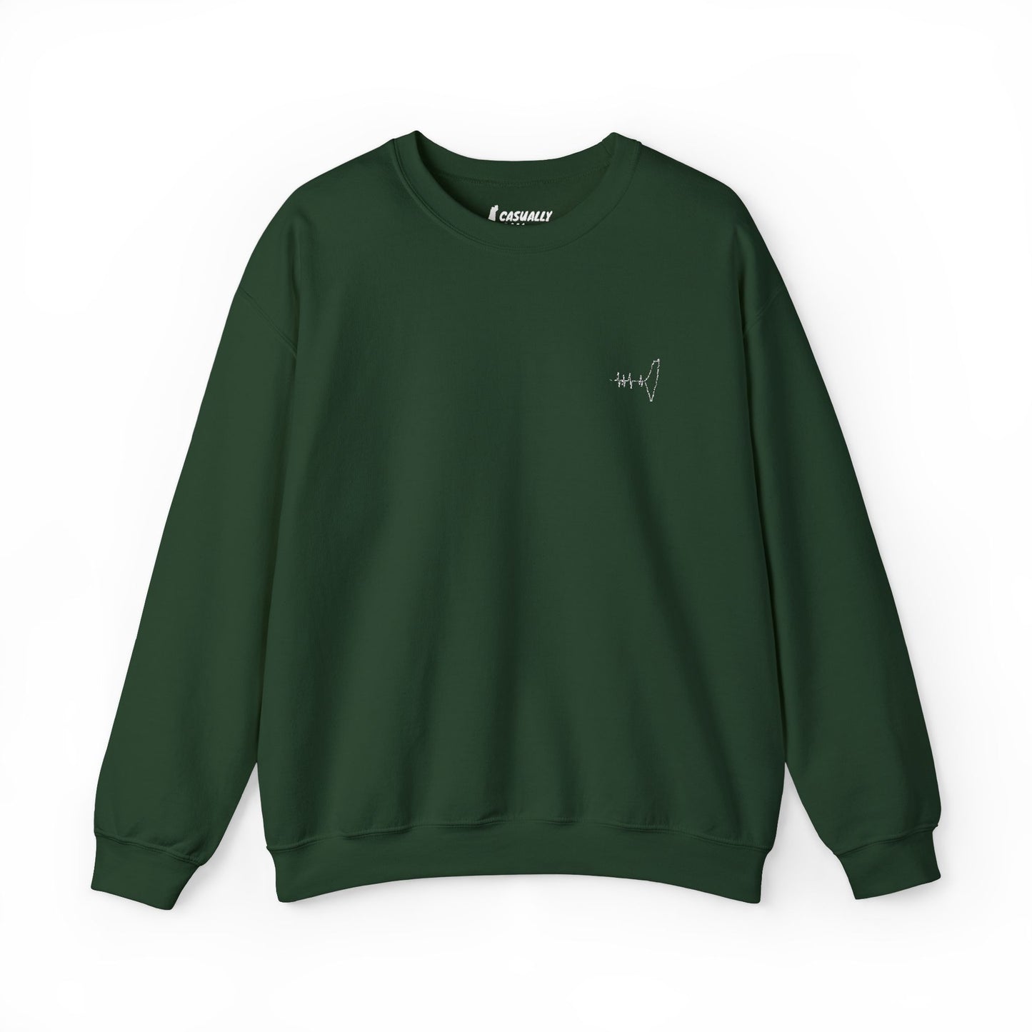 Palestine EKG Crewneck Sweatshirt (Dark Colors)